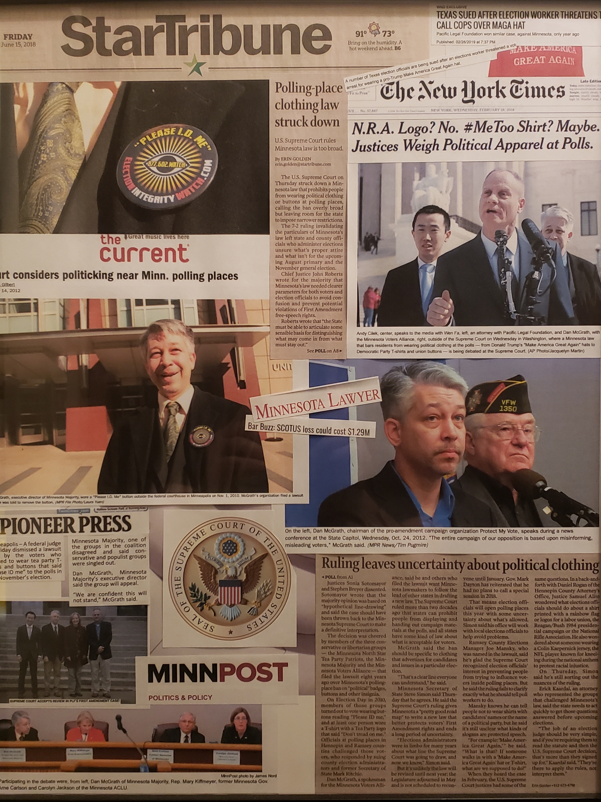 Supreme Court News Collage